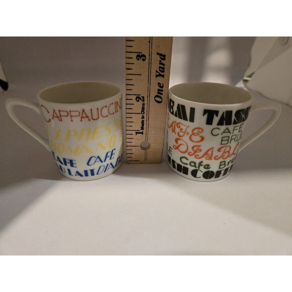 S/2 Vintage ROYAL CROWN Japan espresso cups